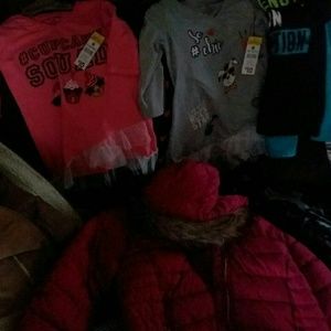 Little girls clothes and shoes and coats